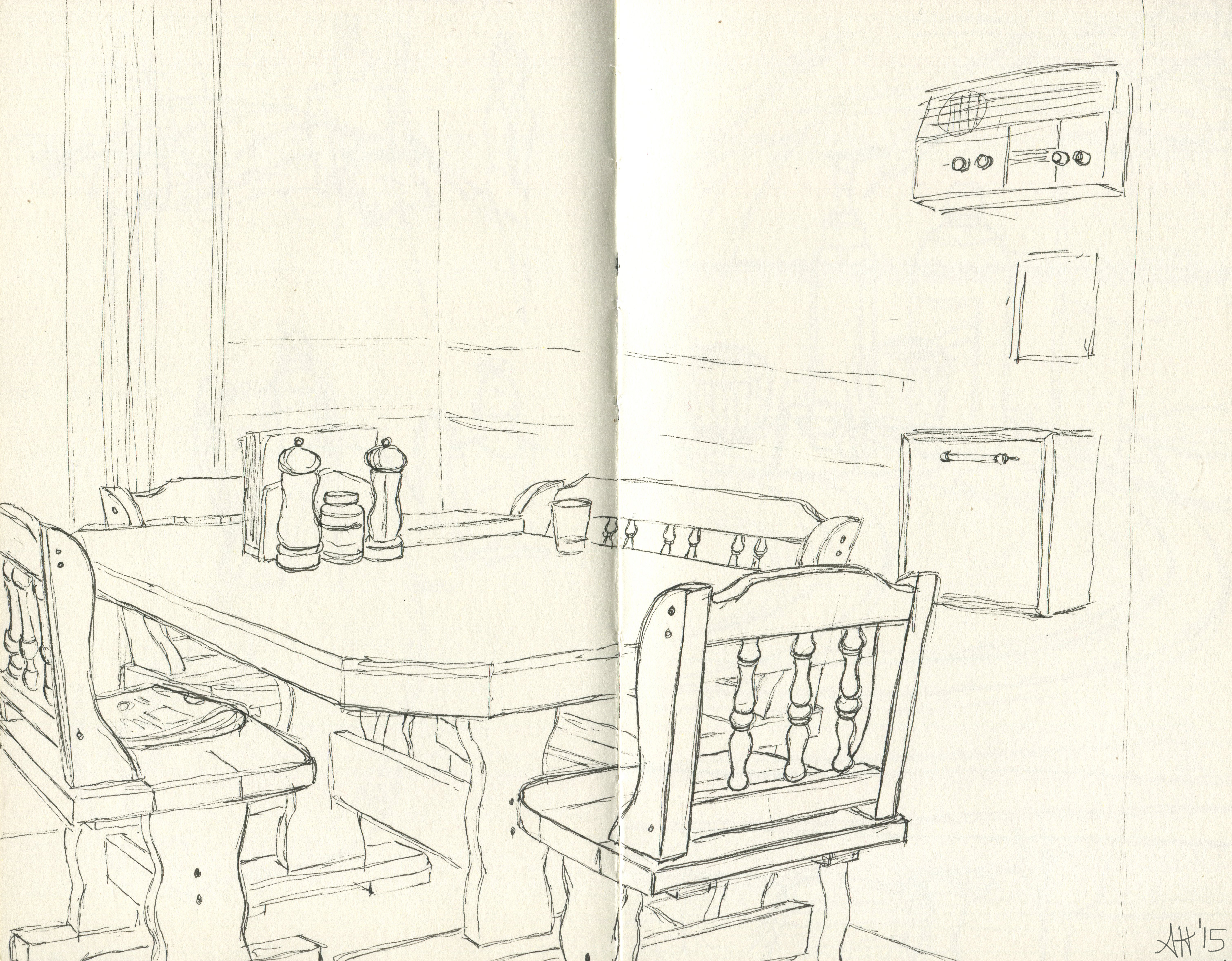 a kitchen set by alleanna harris